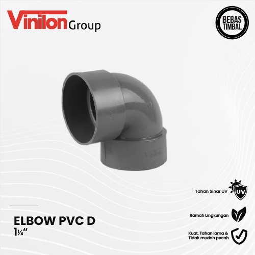 Elbow PVC D 1 1/4 Inch Vinilon