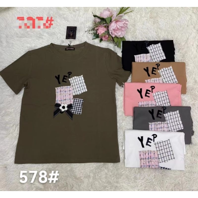 Kaos Lengan Pendek import tiramisu