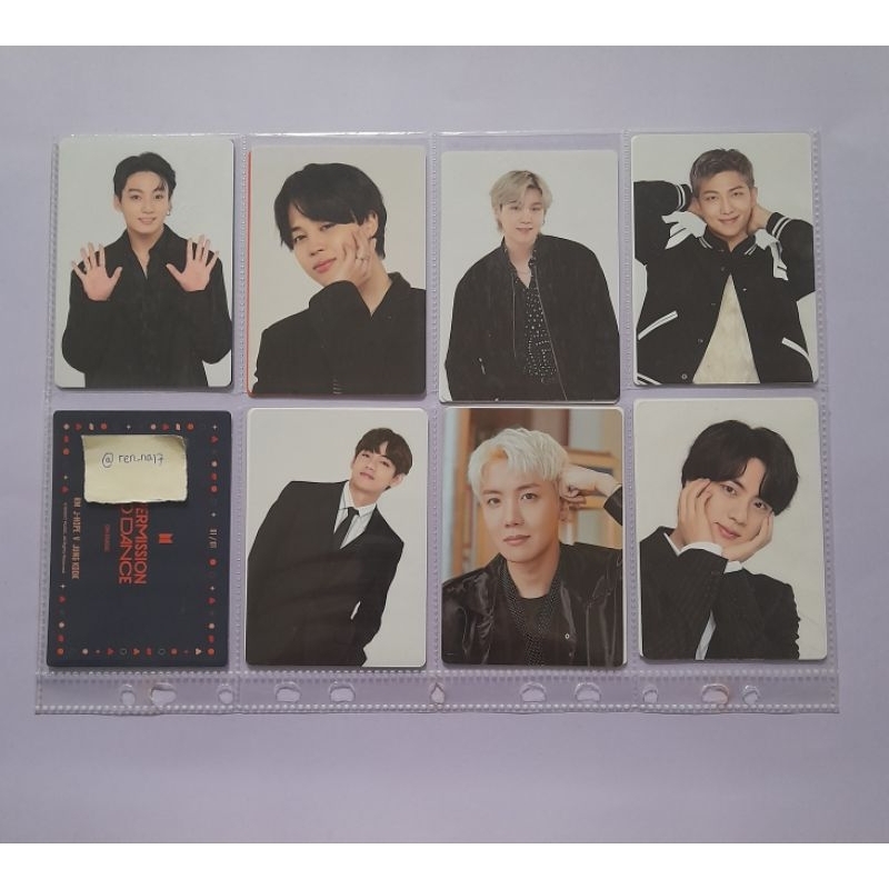 BTS Photocard Official Permission To Dance