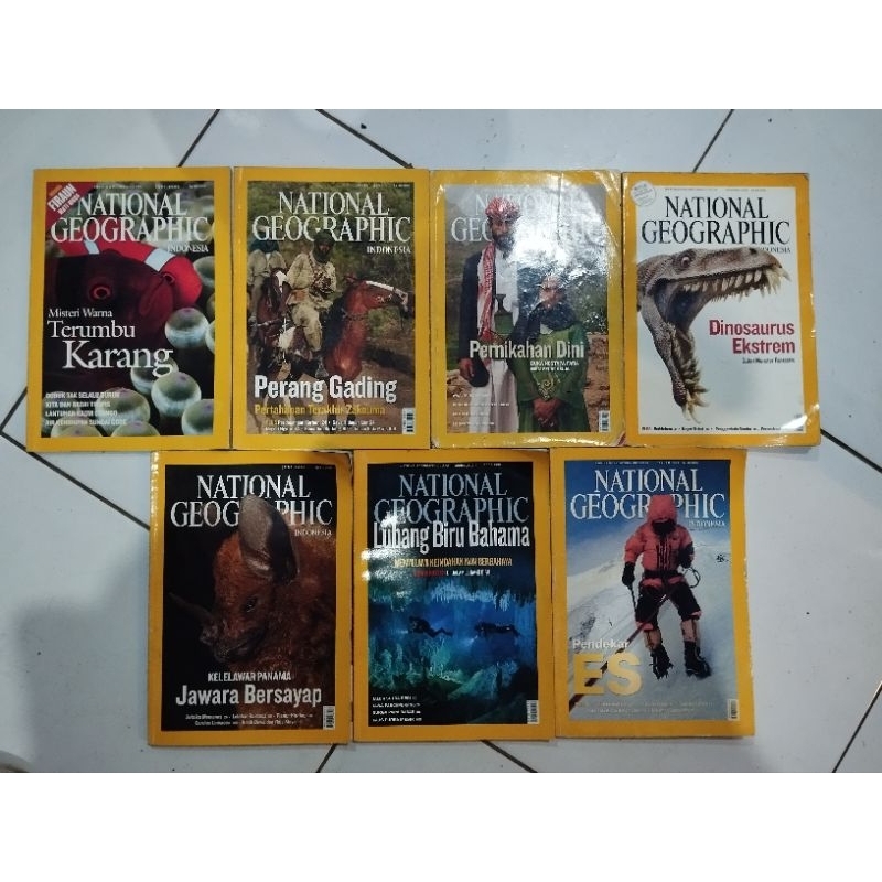 Majalah National Geographic Bahasa indonesia-Natgeo murah