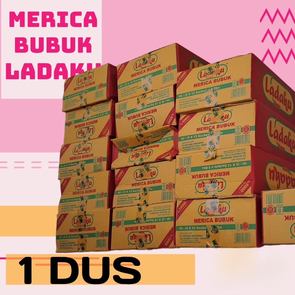 

Ladaku 1 dus Merica Bubuk Lada Sachet renteng