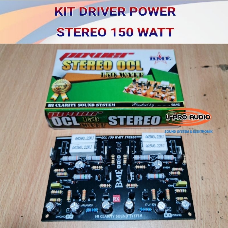 Kit driver power ocl stereo 150 watt