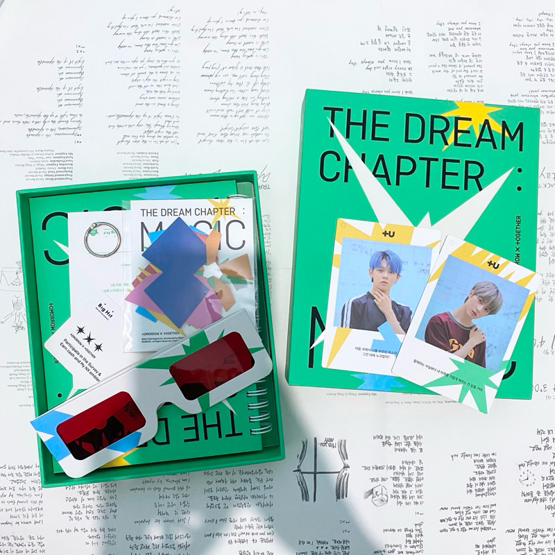 Free Poster TXT Tomorrow by Together The Dream Chapter: Magic Fullset + PC Beomgyu, Yeonjun