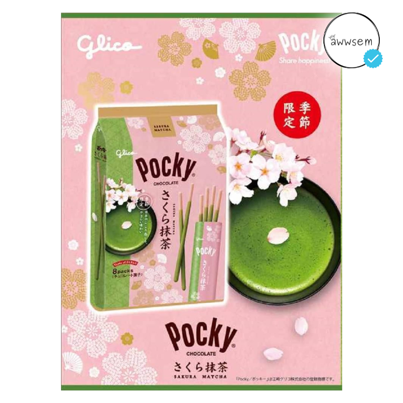 

[LIMITED EDITION] POCKY Sakura Matcha Spring Season Original Japan