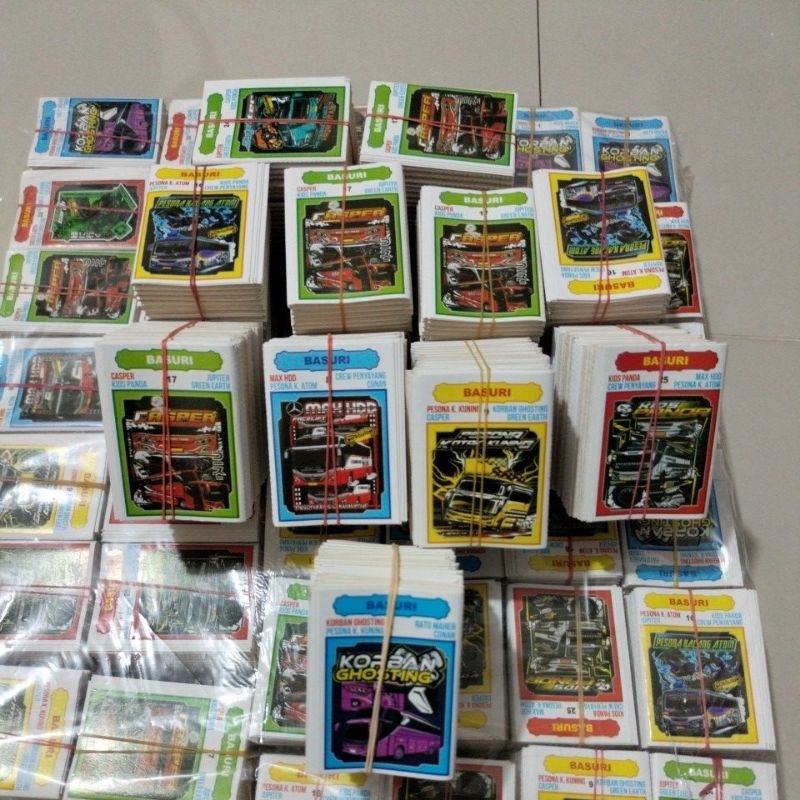 mainan kartu gambar/ mainan jadul/kartu kwartet/kartu mainan tepuk anak anak harga 1ikat