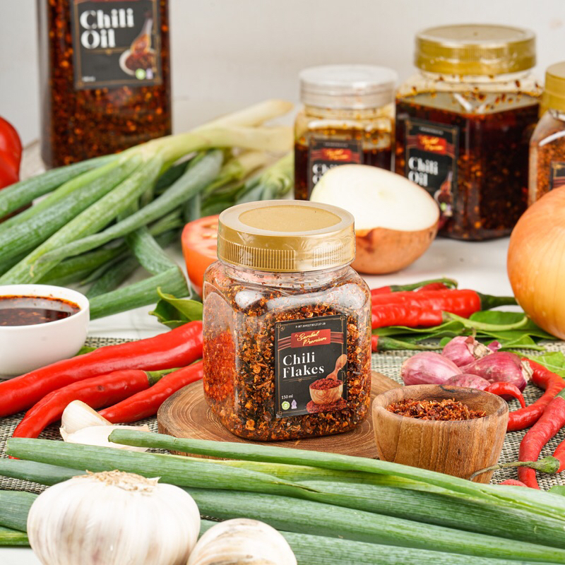 

CHILI FLAKES KERING GURIH TANPA MINYAK 220 ml