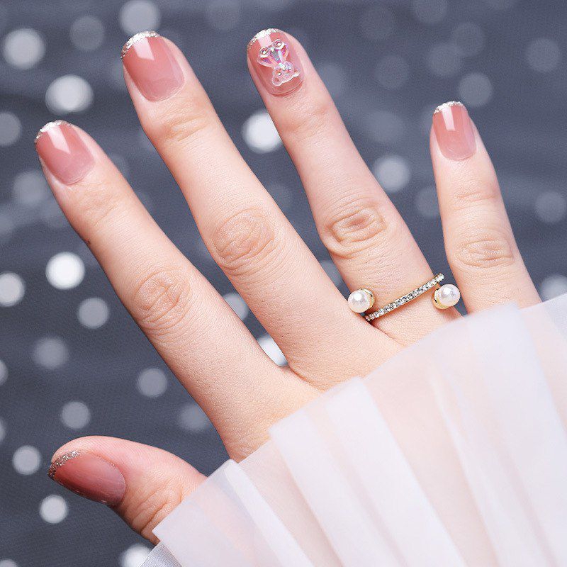 (24pcs) Kuku Palsu Aesthetic/Nail Art/ Fake Nail Aesthetic