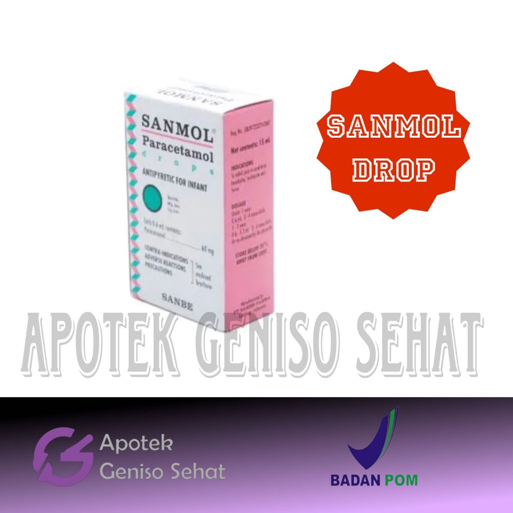 Sanmol Drop | Penurun panas bayi