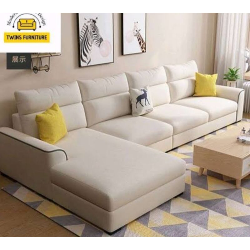Sofa Jumbo /  Sofa L / Sofa Ruang Tamu / Sofa Modern / Sofa Selonjor  Sofa Santai