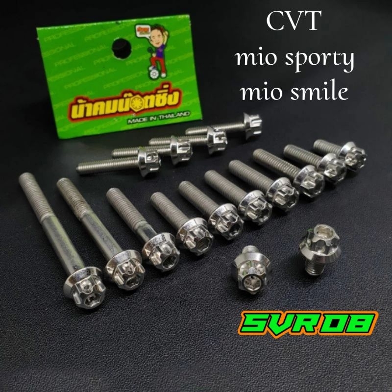 baut CVT mio sporty mio smile baut probolt stainless model COMPAYU original thailand