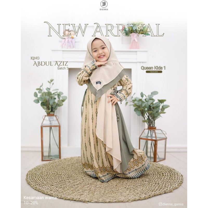 DIENNA  DRESS KIDS KING ABDUL AZIZ