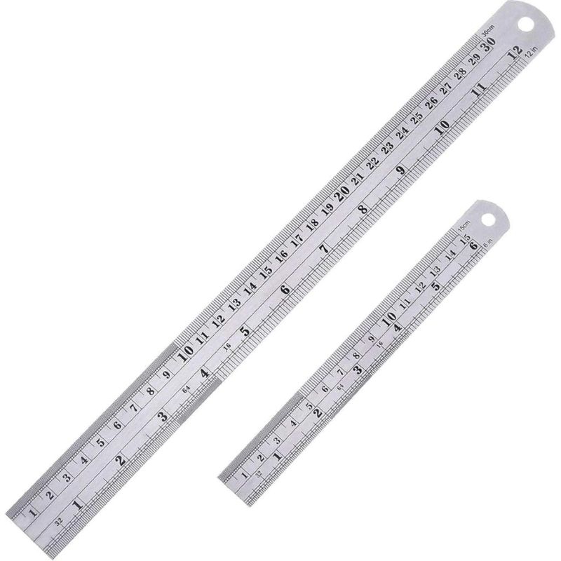 

Penggaris Besi 100cm , 60, 50, 40, 30, 20, 15cm / Metal Ruler / Mistar