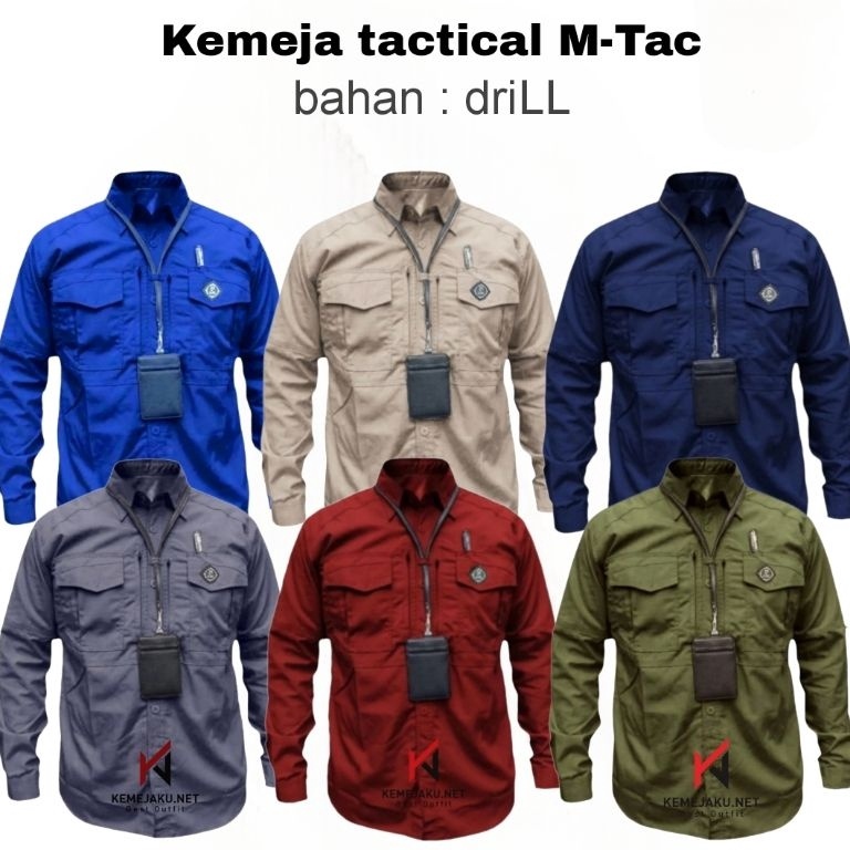 Kemeja Tactical M Tac  kemeja mtac  Baju PDL Tactical  Kemeja Taktical  Kemeja Tactical Lengan Panja