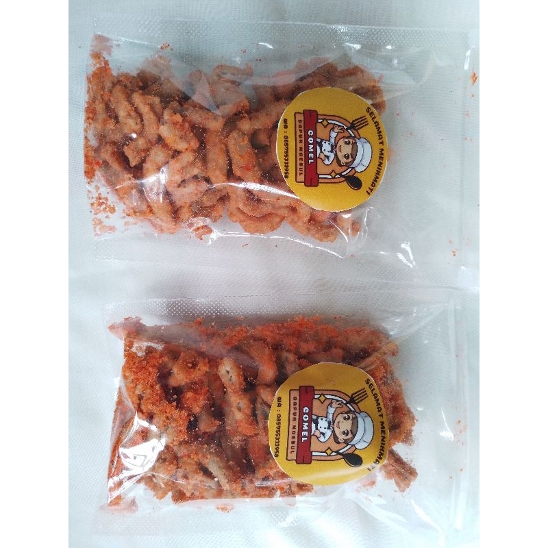 

Kripik Usus Crispy Rasa Barbeque BBQ 100gr