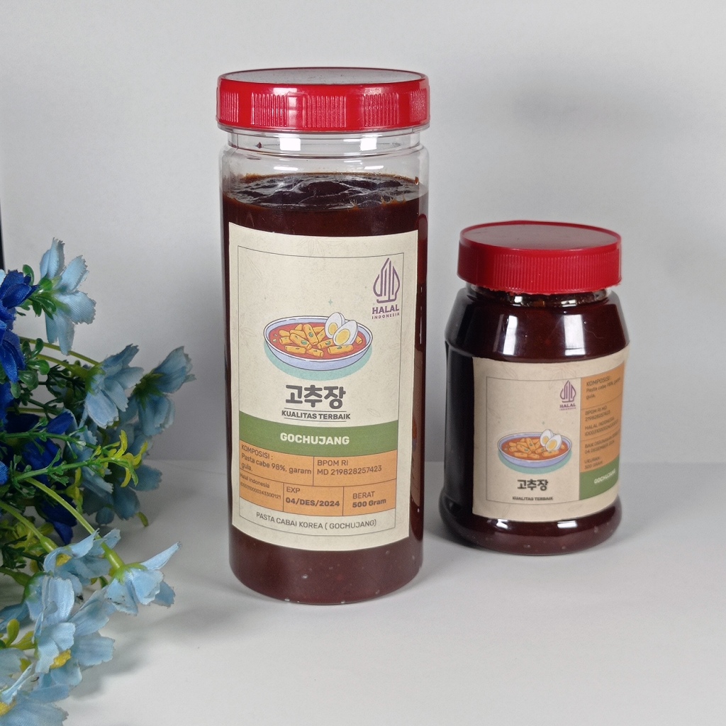 

Pasta Gochujang Halal kemasan repack ukuran 300 & 600 gram