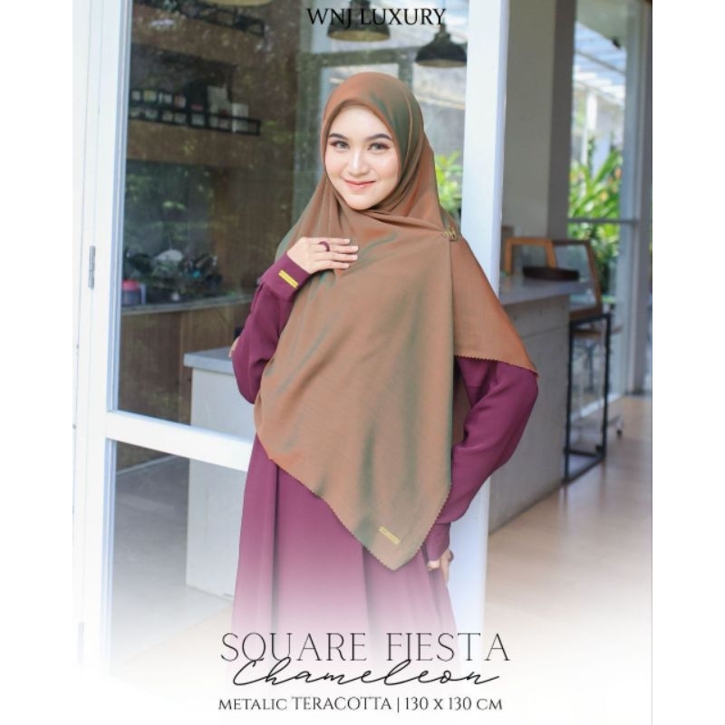 Square Fiesta Chameleon WNJ Jilbab Square Segiempat jumbo