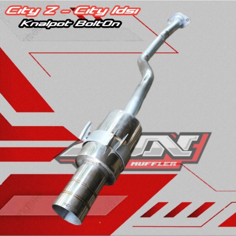 knalpot Bolt on Honda City Z & City idsi