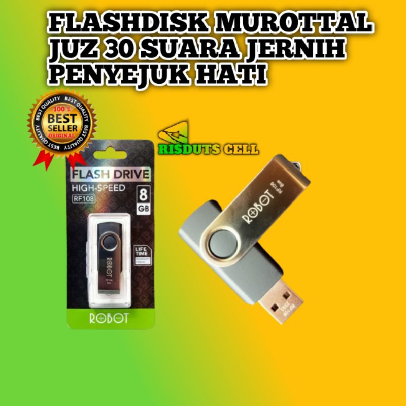 FLASHDISK MUROTTAL JUZ 30 SUARA JERNIH PENYEJUK HATI