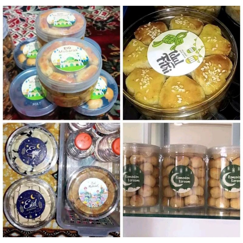 

STIKER EDISI IDUL FITRI STIKER HAMPERS - STIKER BULAT IDUL FITRI