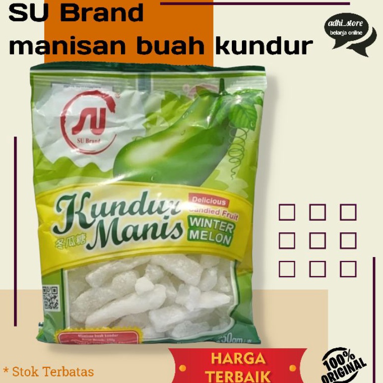 

EFR147 PROMO ALE SU Brand Manisan Buah Kundur Tangkwe 25gr