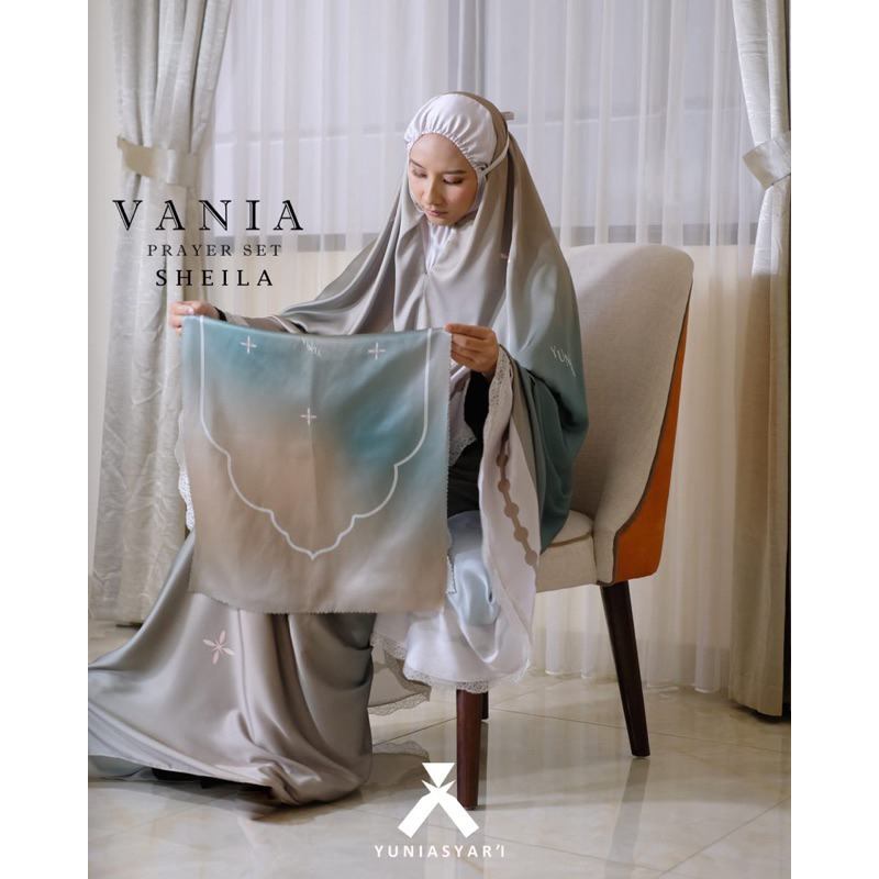 Mukena Yunia syari , Mukena Ekslusif,Mukena Mewah Prayer set Mewah premium