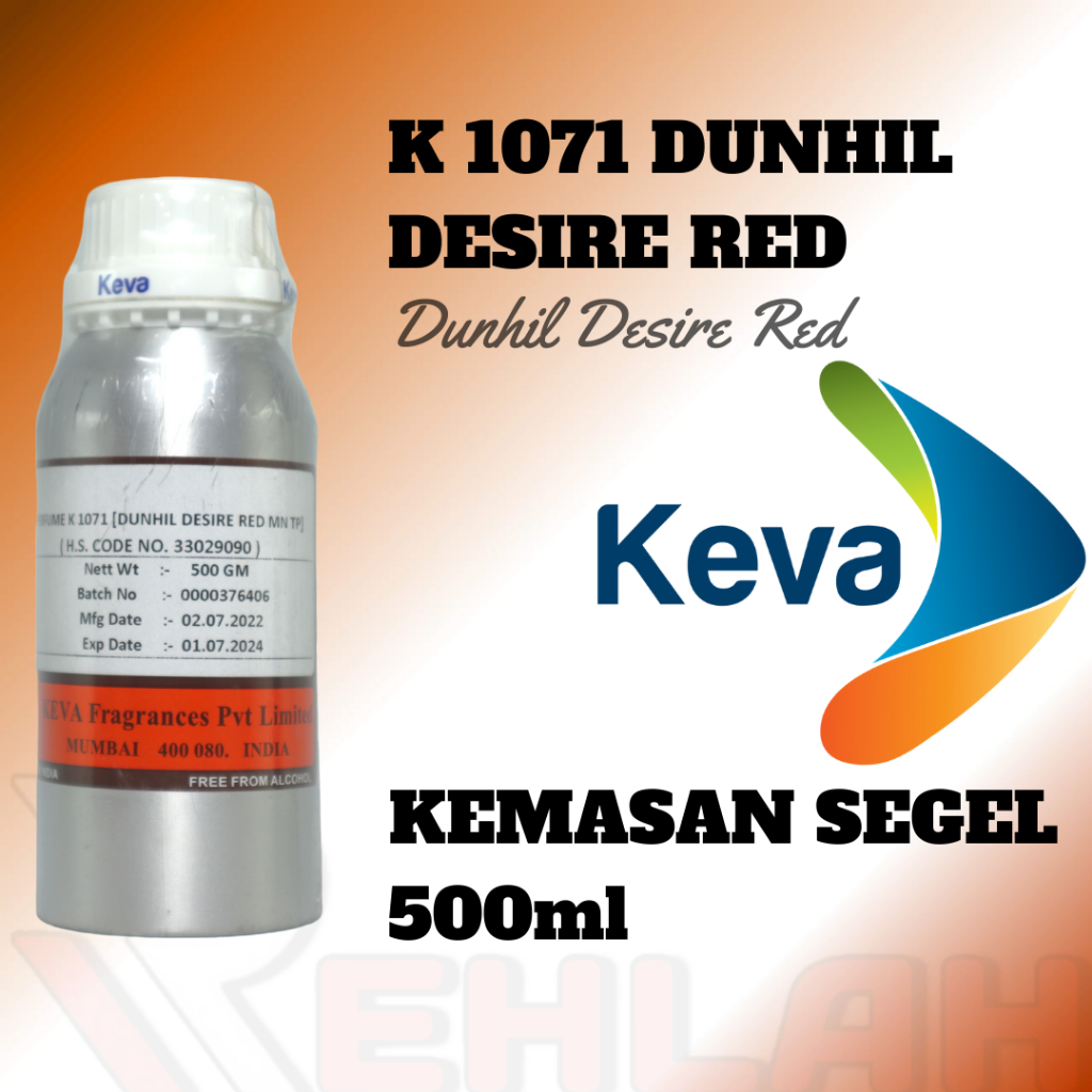DUNHIL RED K1071 BY KEVA BIBIT PARFUM MURNI ORIGINAL PABRIK KEMASAN SEGEL 500ML