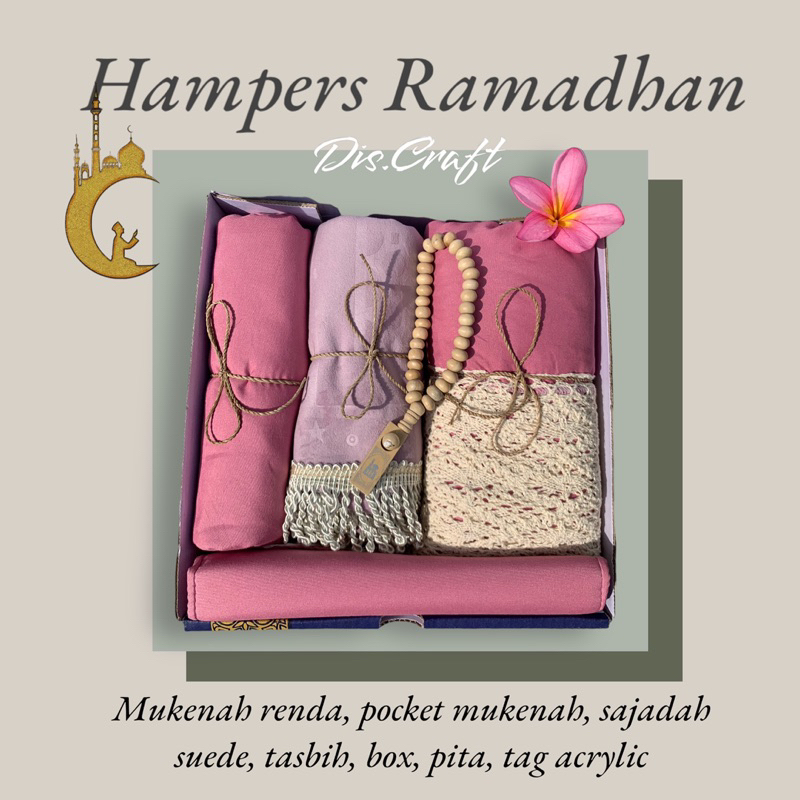 

Hampers ramadhan/ Paket umroh/ Souvenir Paket Muslimah lengkap