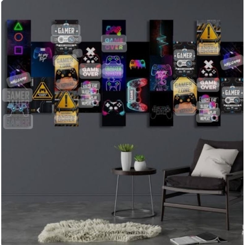 Stiker dinding aesthetic| Berwarna