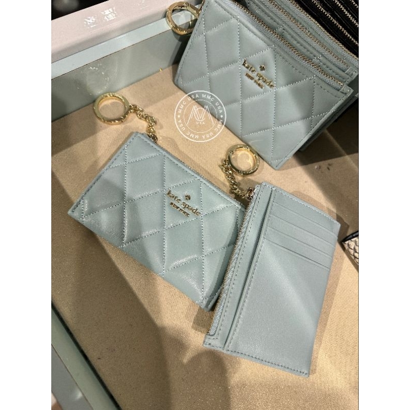 KS CAREY SMALL CARD HOLDER QUILTED