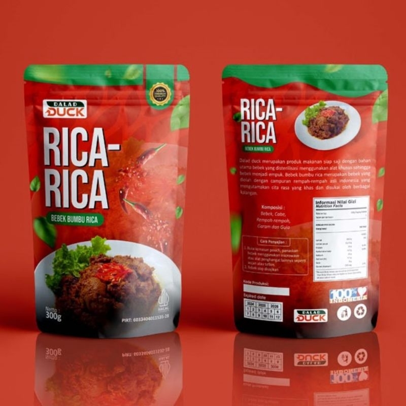 

Bebek Rica Rica Dalad Duck