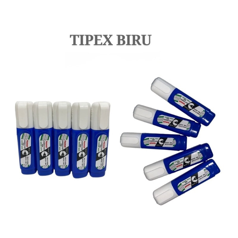 

1lsn(12pcs) tipe x biru Snowcan tipex tipe ex murah
