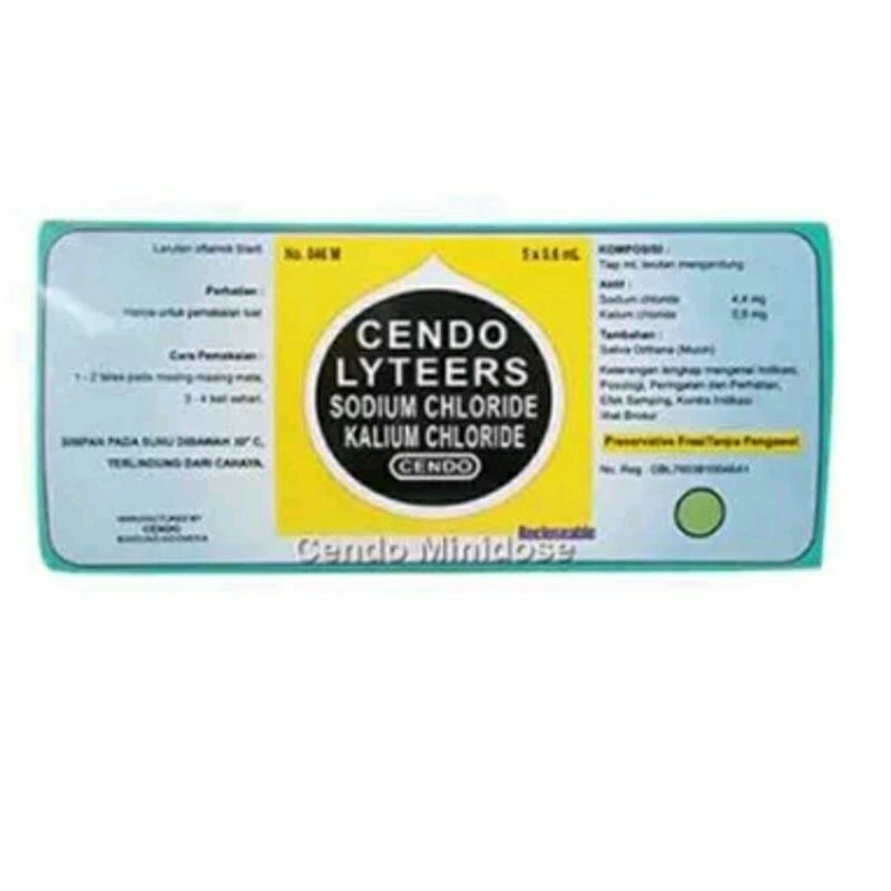 cendo lyteers/obat tetes mata/pelumas mata.