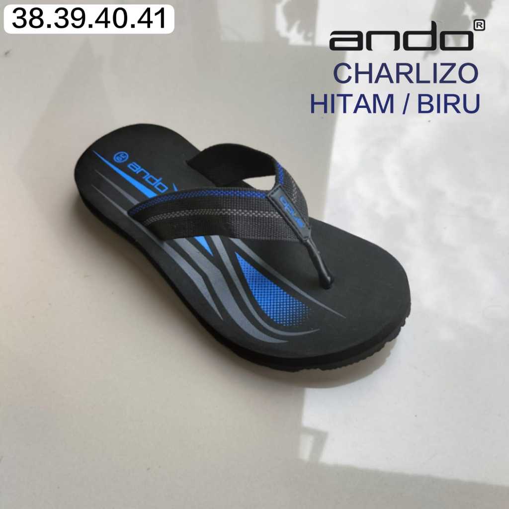 SANDAL COWOK SANDAL ANDO CHARLIZO TERBARU TERBARU SANDAL JEPIT CASUAL KASUAL / SANDAL LAKI-LAKI / SA