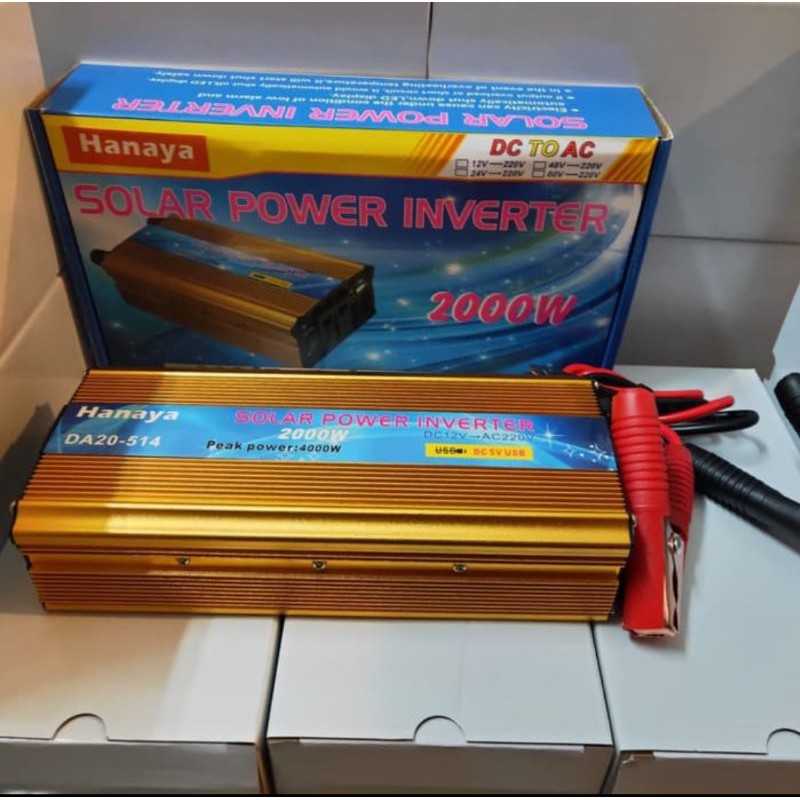 Solar Power inverter 2000watt HANAYA Power Inverter 2000w - Power Inverter