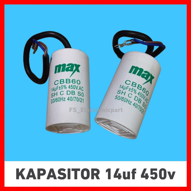 Kapasitor 14uf 450v AC