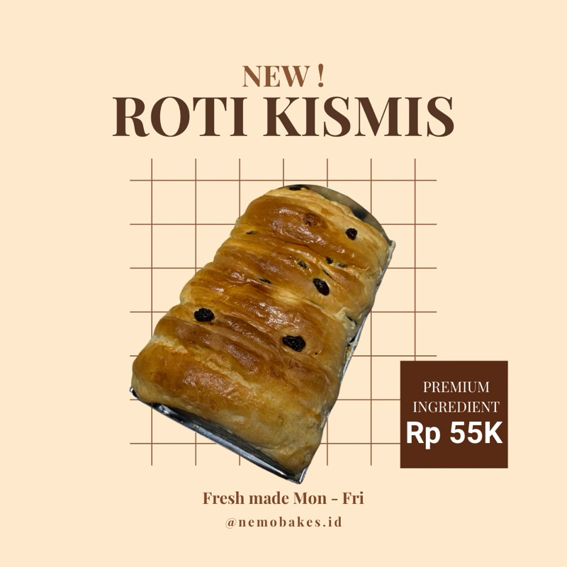 

Roti Sisir Kismis by Nemobakes