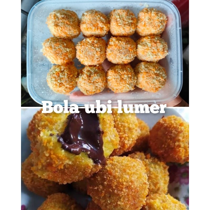 

Bola ubi lumer / coklat / crispy / Frozen food / halal / ball / cemilan anak