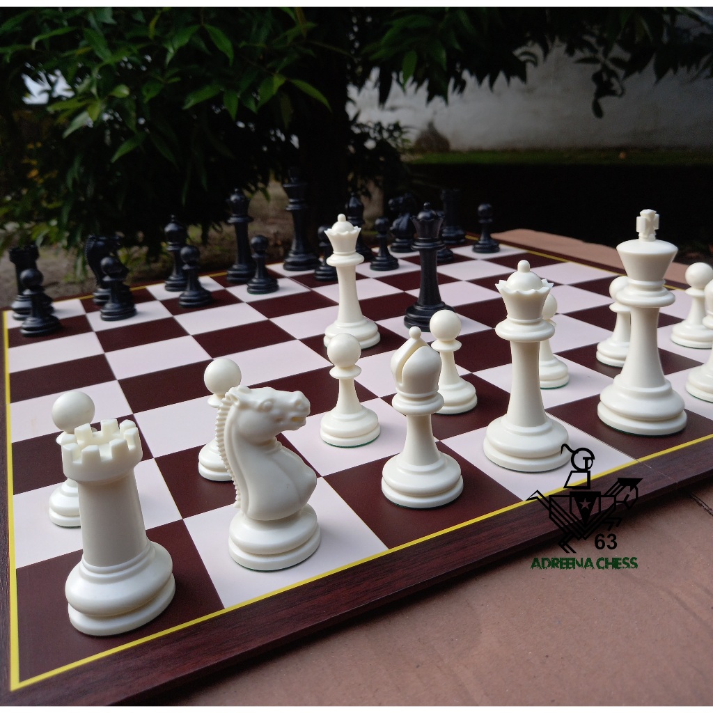 Buah Catur Type Staunton Classic - Plastik Premium Import Standar Turnamen Internasional FIDE