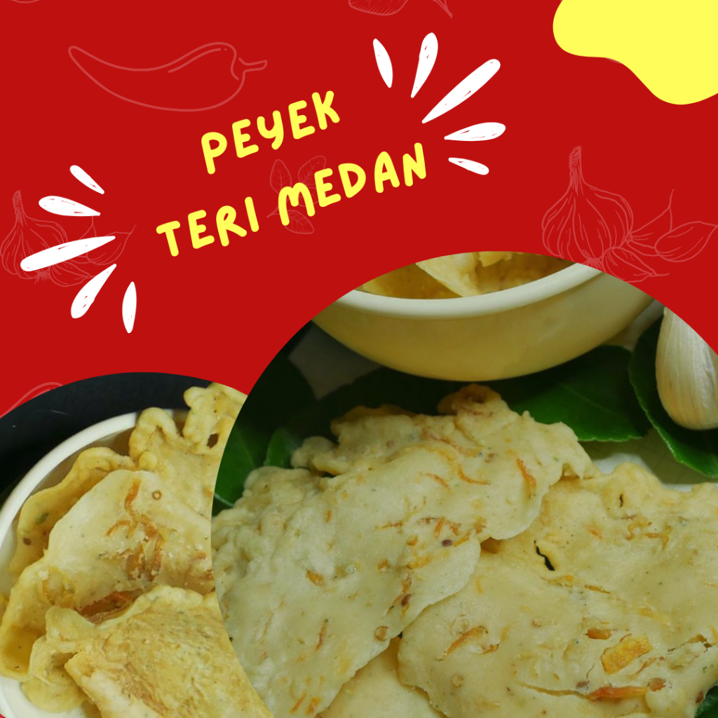 

Peyek Teri Medan Original Gurih