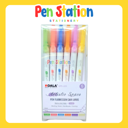 

(6 pcs) Koala Stabilo /stabillo warna/stabilo isi 6 warna pastel (K-811)