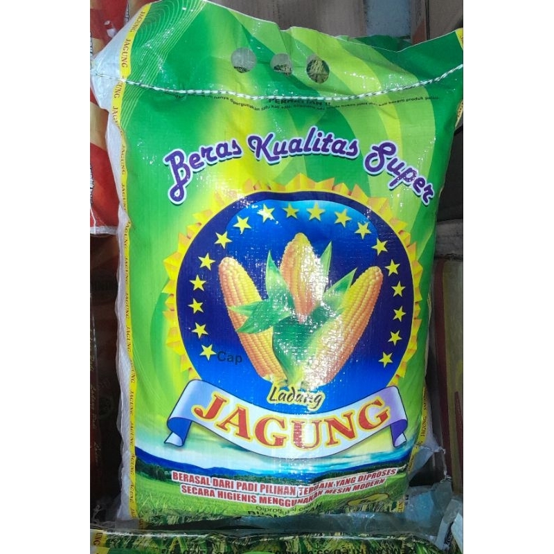 

Beras cap jagung 5kg Enak & Punel