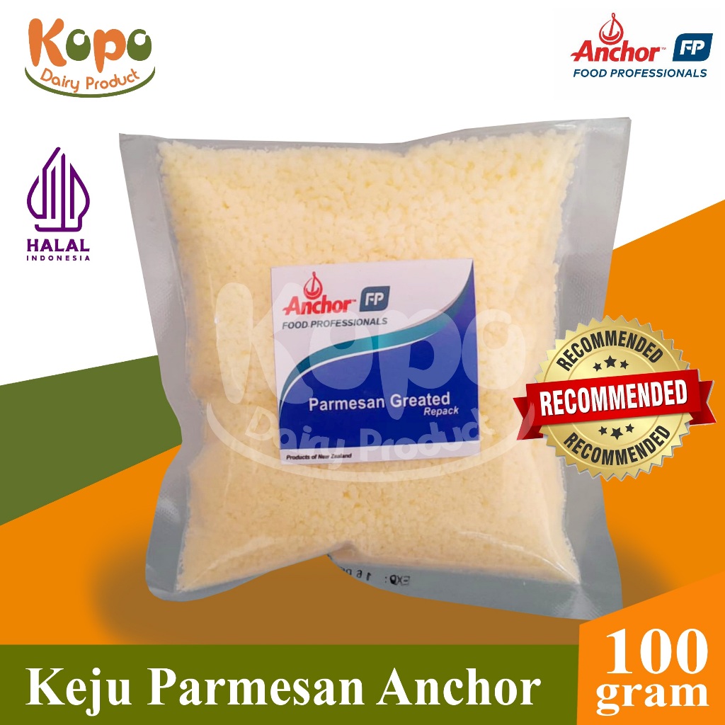 

Keju Parmesan Mozzarella Anchor - Parmesan Chesse - Anchor Chesse (100gr)