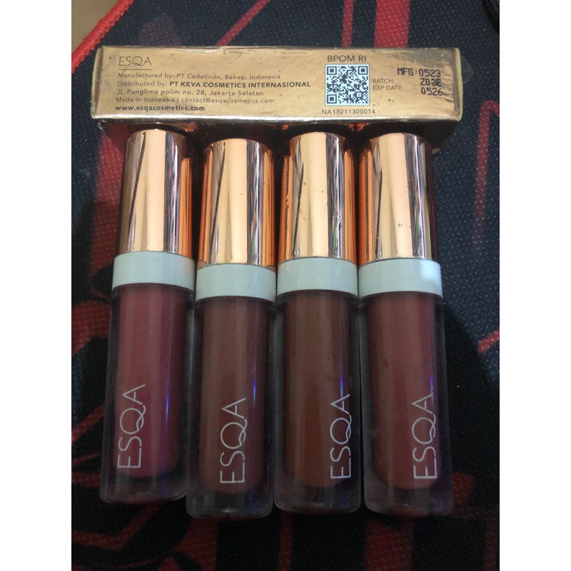 Preloved lipgloss Esqa / Benefit Punch Pop pink berry