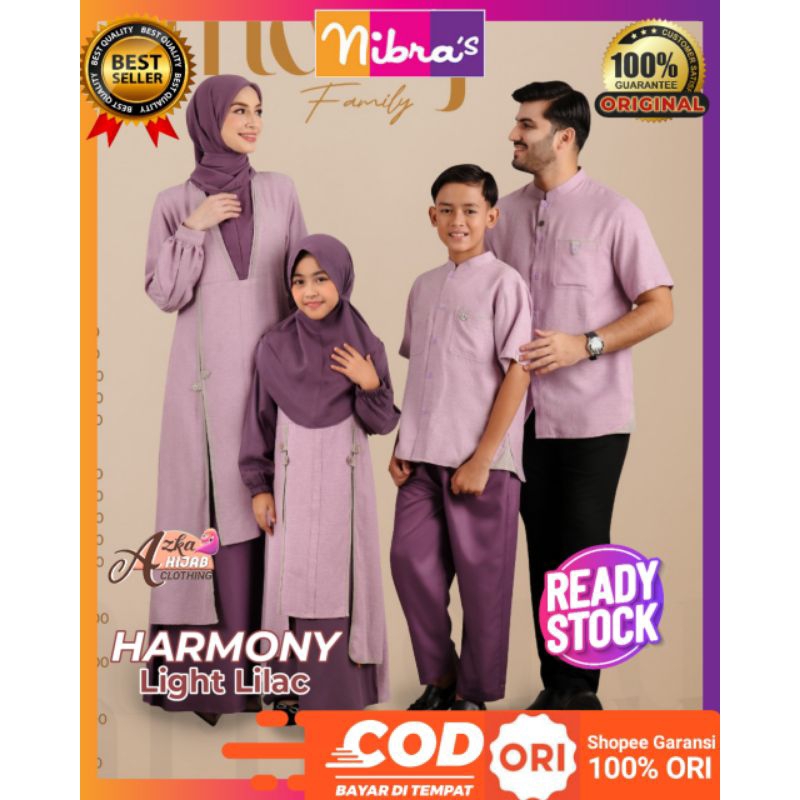 NIBRAS RAYA SERIES SARIMBIT HARMONY LIGHT LILAC NIBRAS 2024 /  SARIMBIT KELUARGA 2024 / SARIMBIT NIB