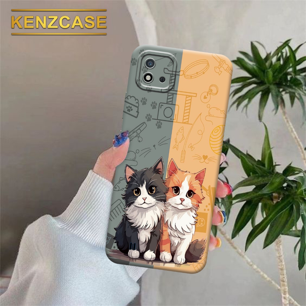 Soft case Hp REALME C11 2021/C20 - KENZCASE- Fashion Case Aesthetic - Silicon - Pelindung Belakang H