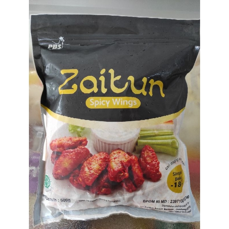 

Zaitun Spicy Wings 500gr