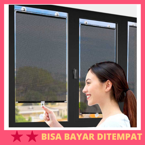 Gorden Jaring Jendela Anti Nyamuk Window Net Mesh 130x150cm / Gorden Jaring Tirai Jendela Panjang Pe