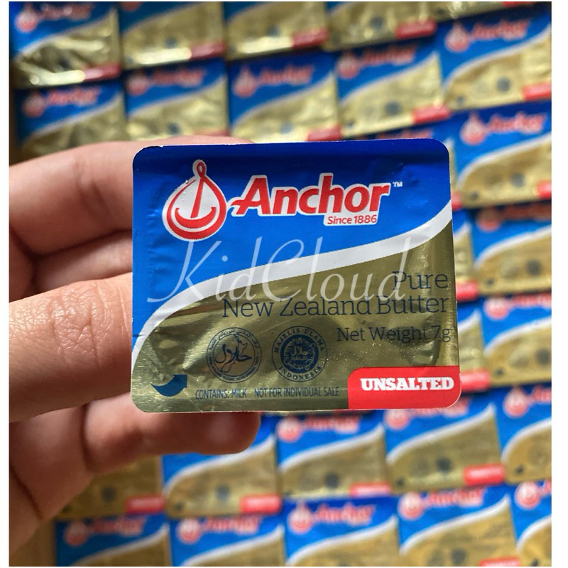 

ANCHOR Butter Minidish 7 gr per 10 PCS / Unsalted Butter Portion Mini