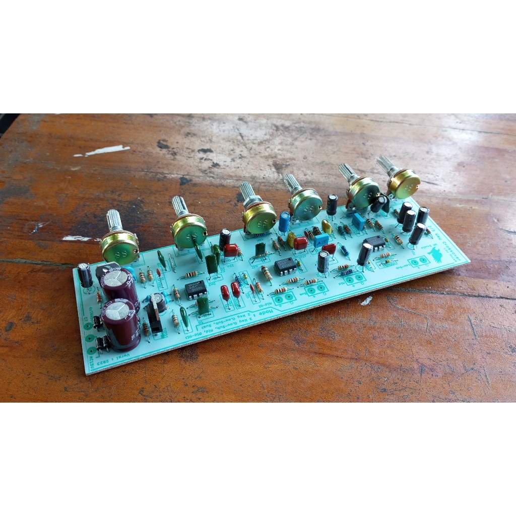 Kit Crossover Aktif 2/3 Way Mono Low Noise