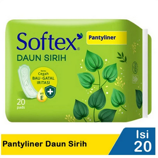 

[MM] SOFTEX DAUN SIRIH PANTYLINER NON PERFUME / GREEN TEA 20'S